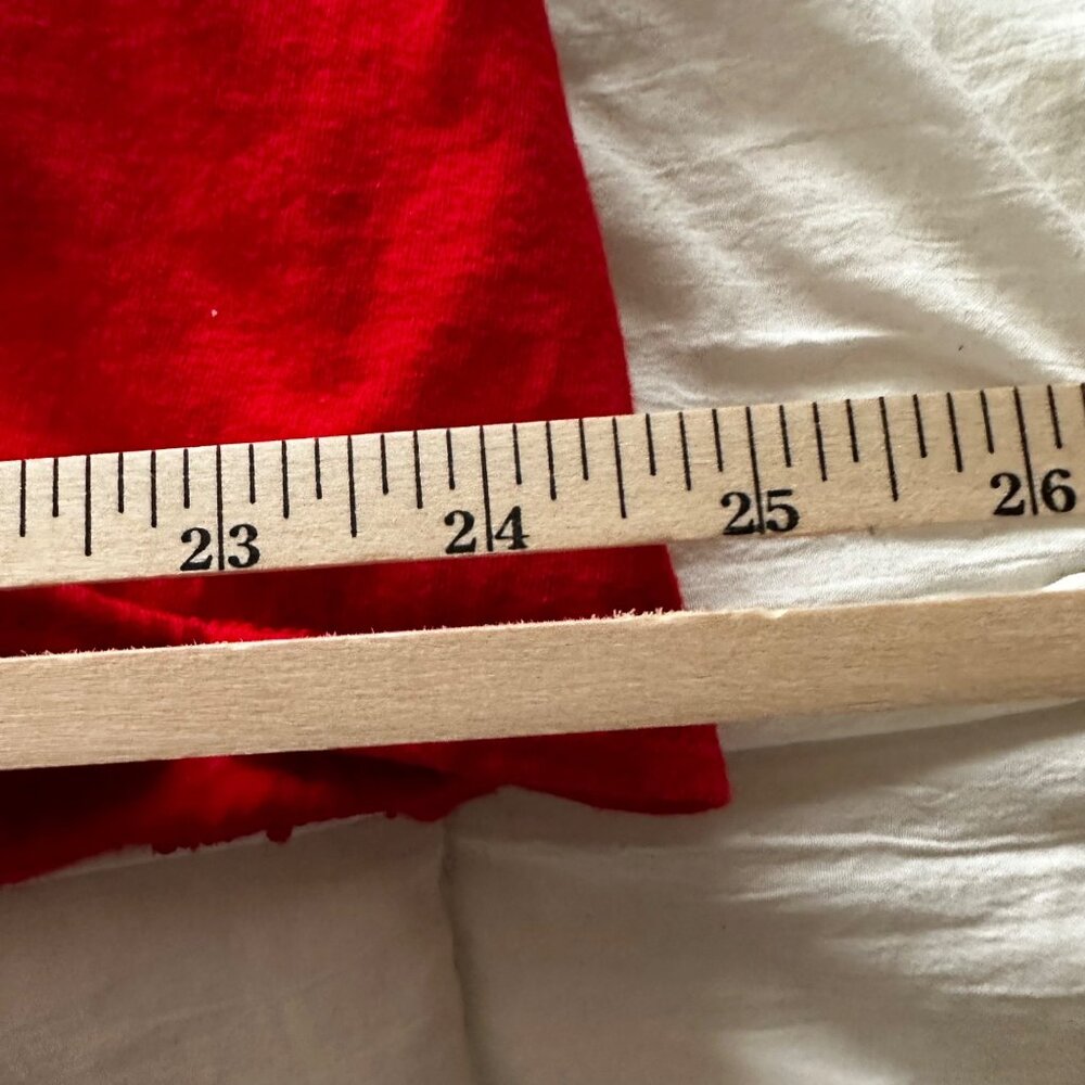Grandpa Elf Christmas T-Shirt Red Gildan Softstyle Ring Spun Cotton 3XL - Picture 6 of 8